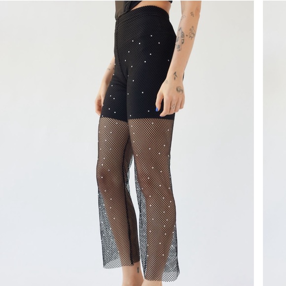 NWT Urban Outfitters Fishnet pant - Picture 2 of 4